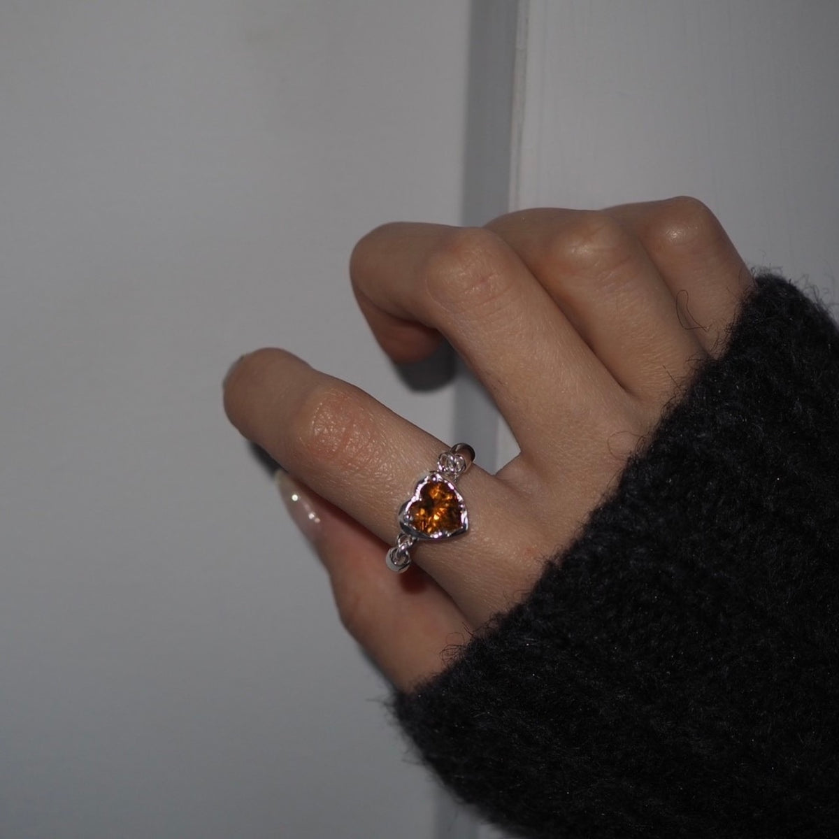 heart L ring