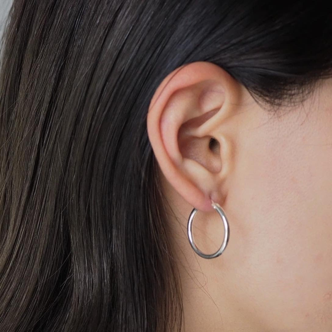 Hoop earrings L