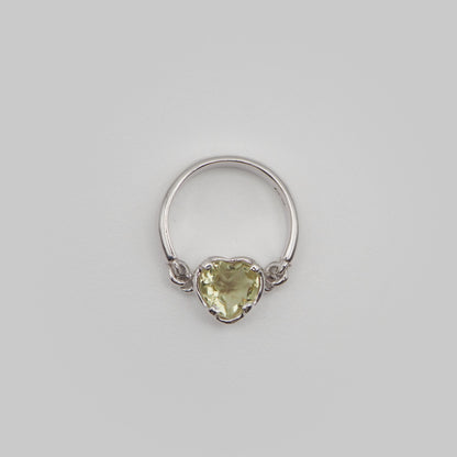 heart L ring