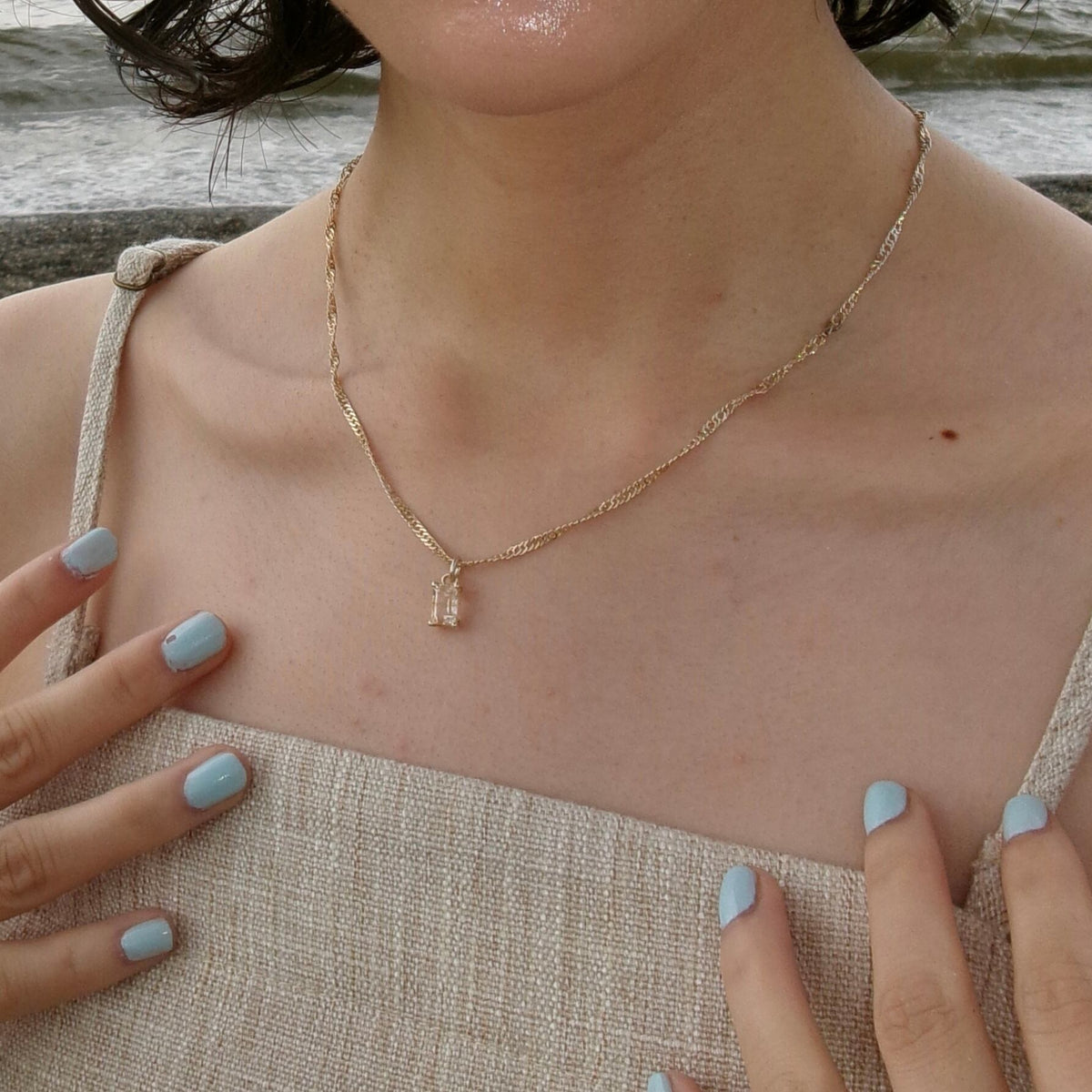 Q emerald necklace