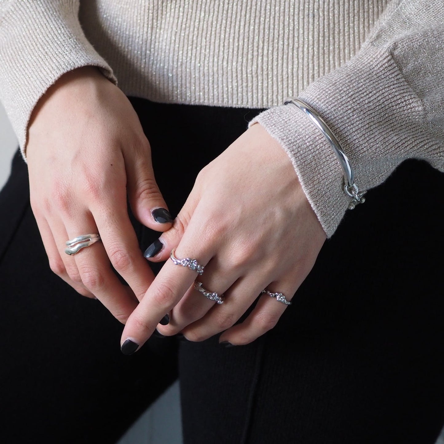 bangle with chain 4.5S