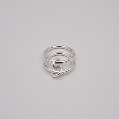 double2Rring Silver color