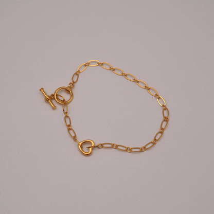 heart K bracelet
