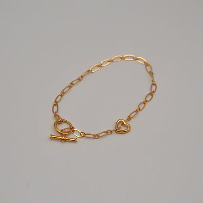 heart K bracelet