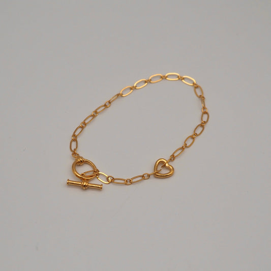 heart K bracelet