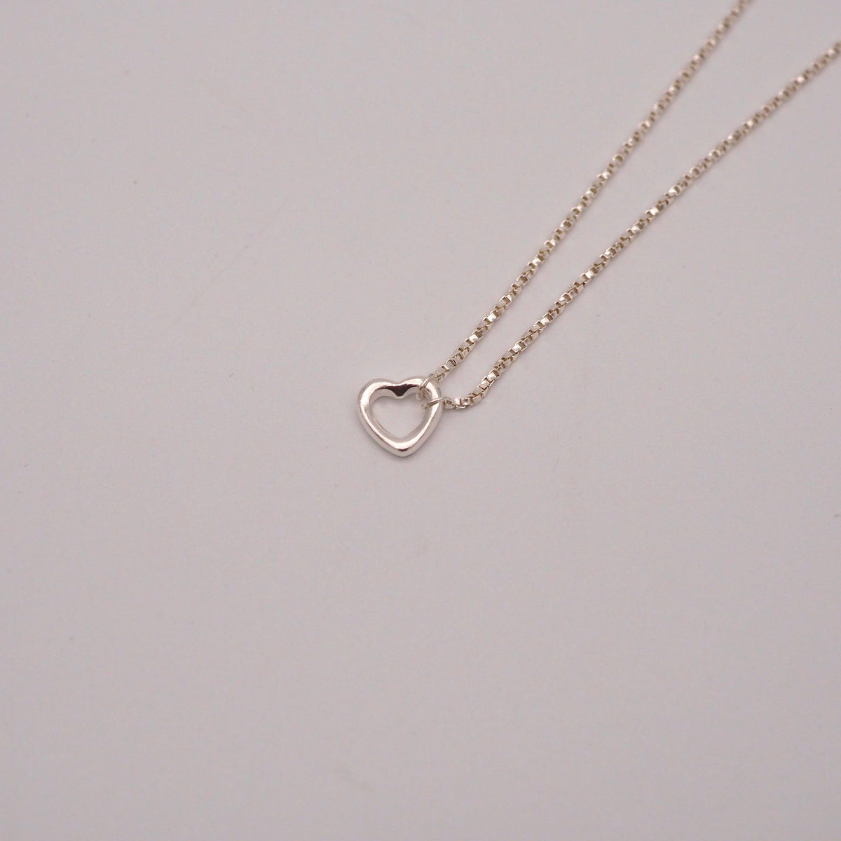heart K necklace