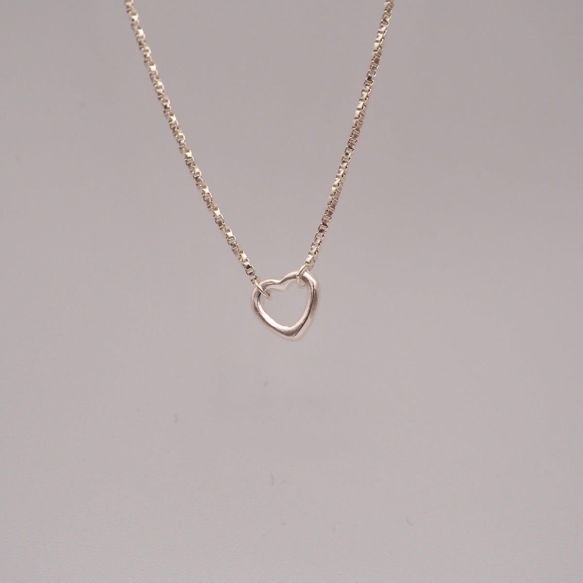 heart K necklace