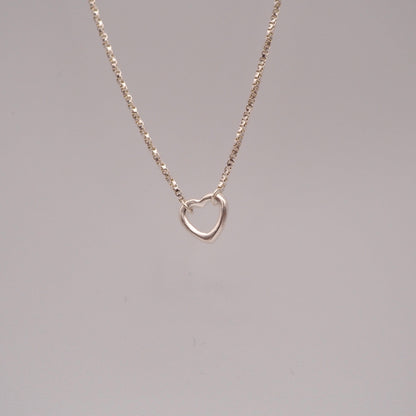 heart K necklace
