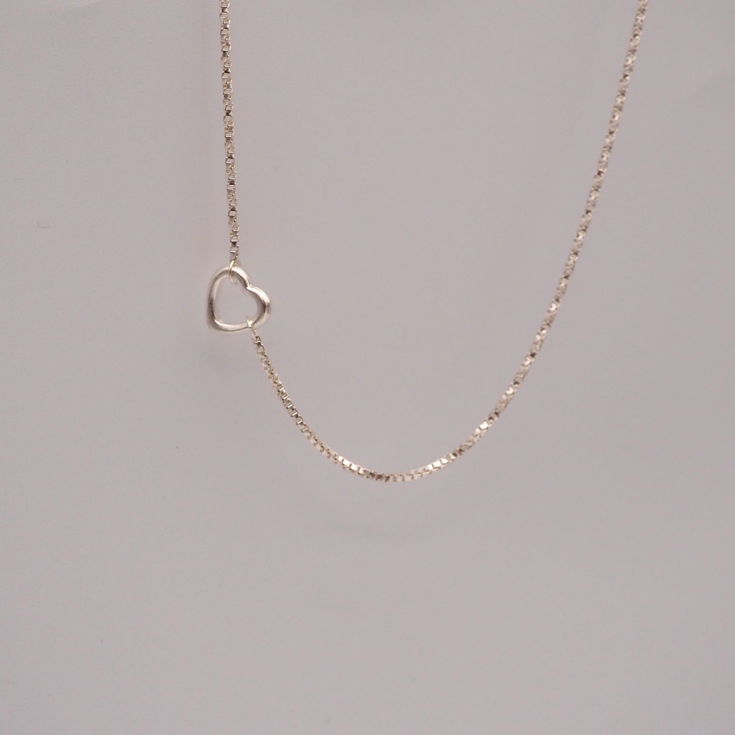heart K necklace