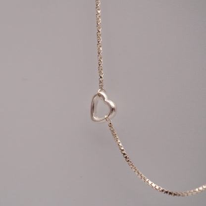 heart K necklace
