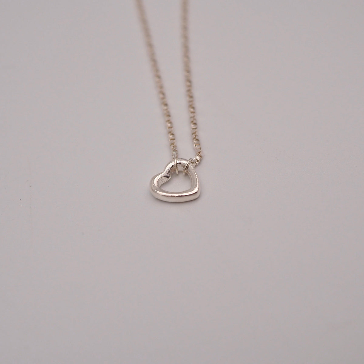 heart K necklace