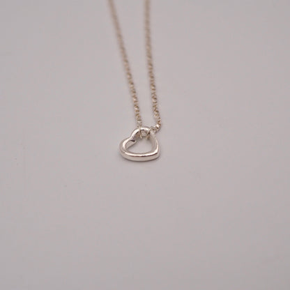 heart K necklace