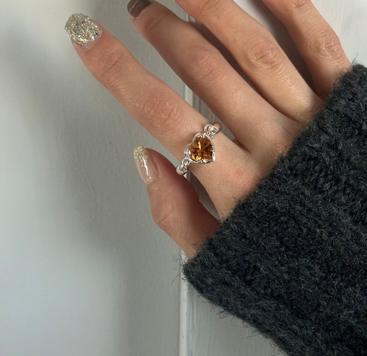 heart L ring