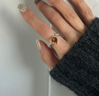 heart L ring