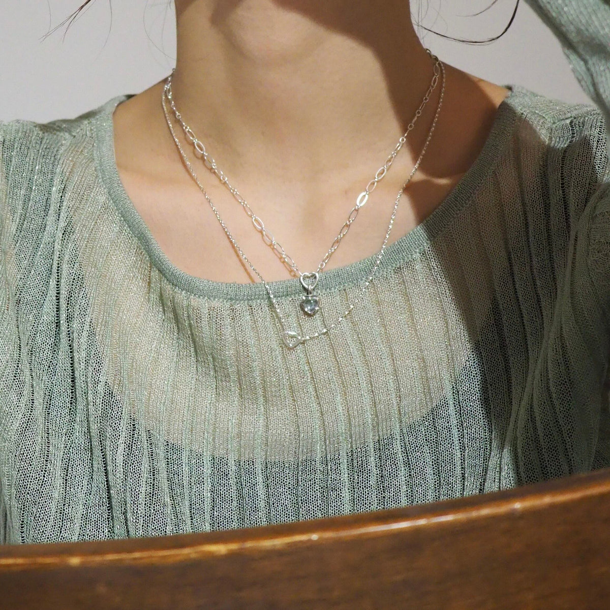 heart ss necklace