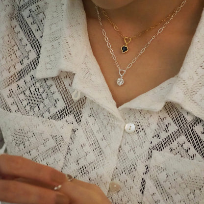 heart ss necklace