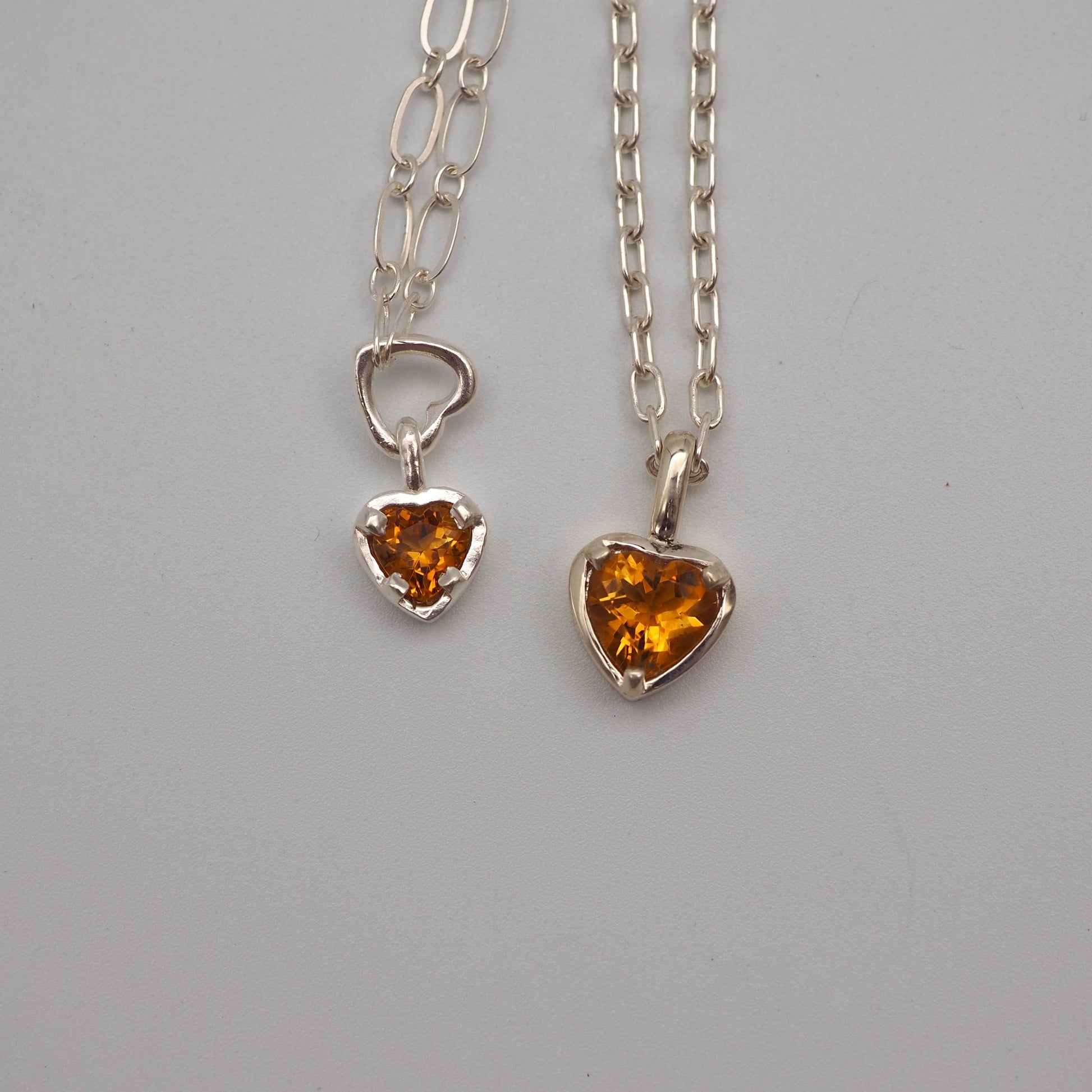 heartSSnecklace citrin