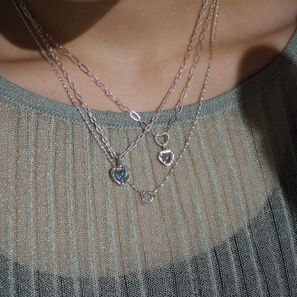 heart ss necklace