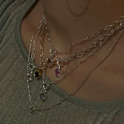 heart ss necklace
