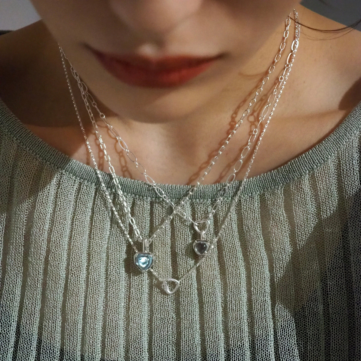 heart ss necklace