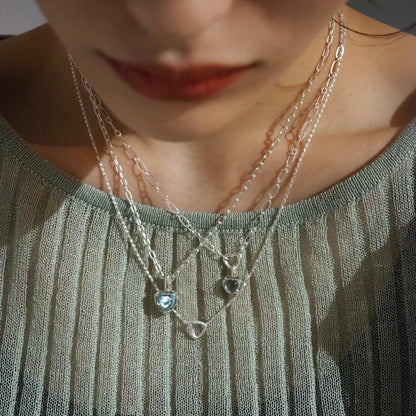 heart ss necklace