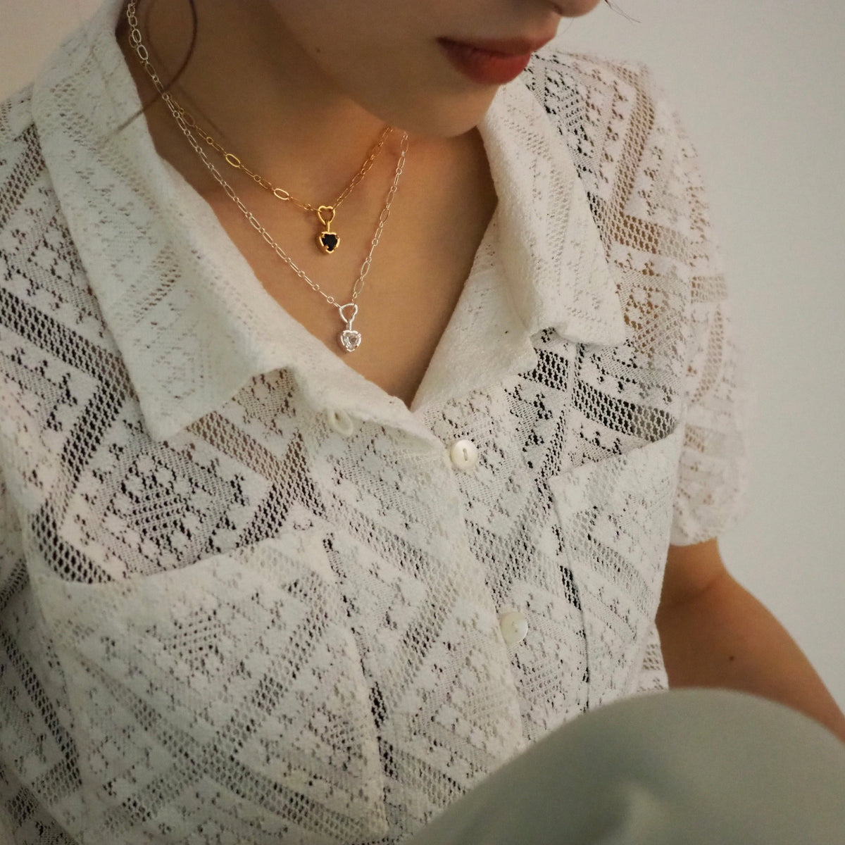 heart ss necklace