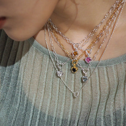 heart ss necklace
