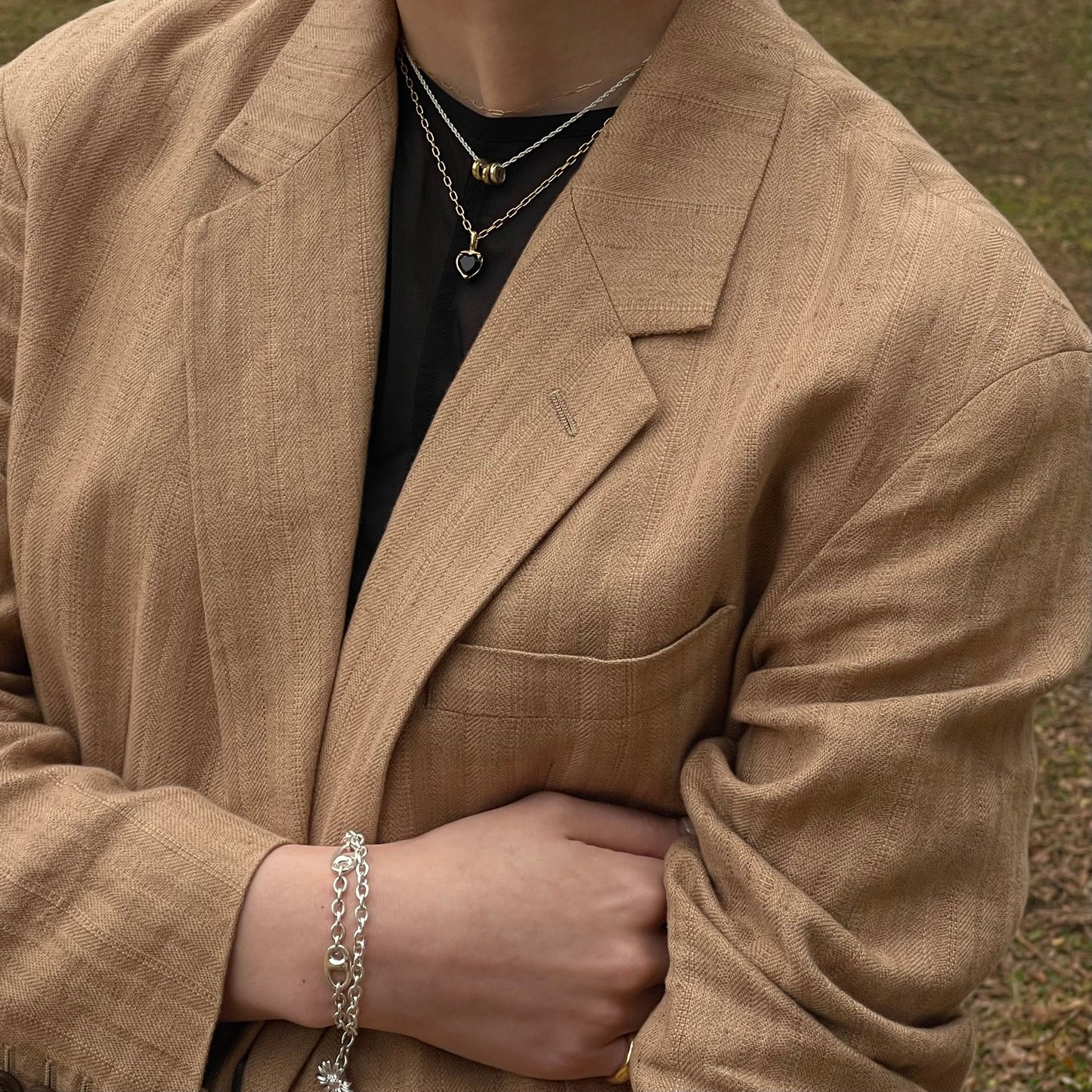 heart S necklace