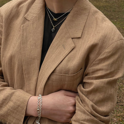 heart S necklace