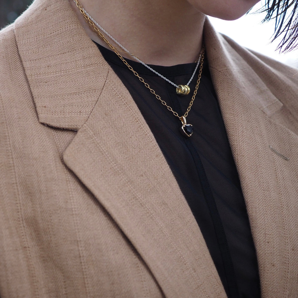 heart S necklace