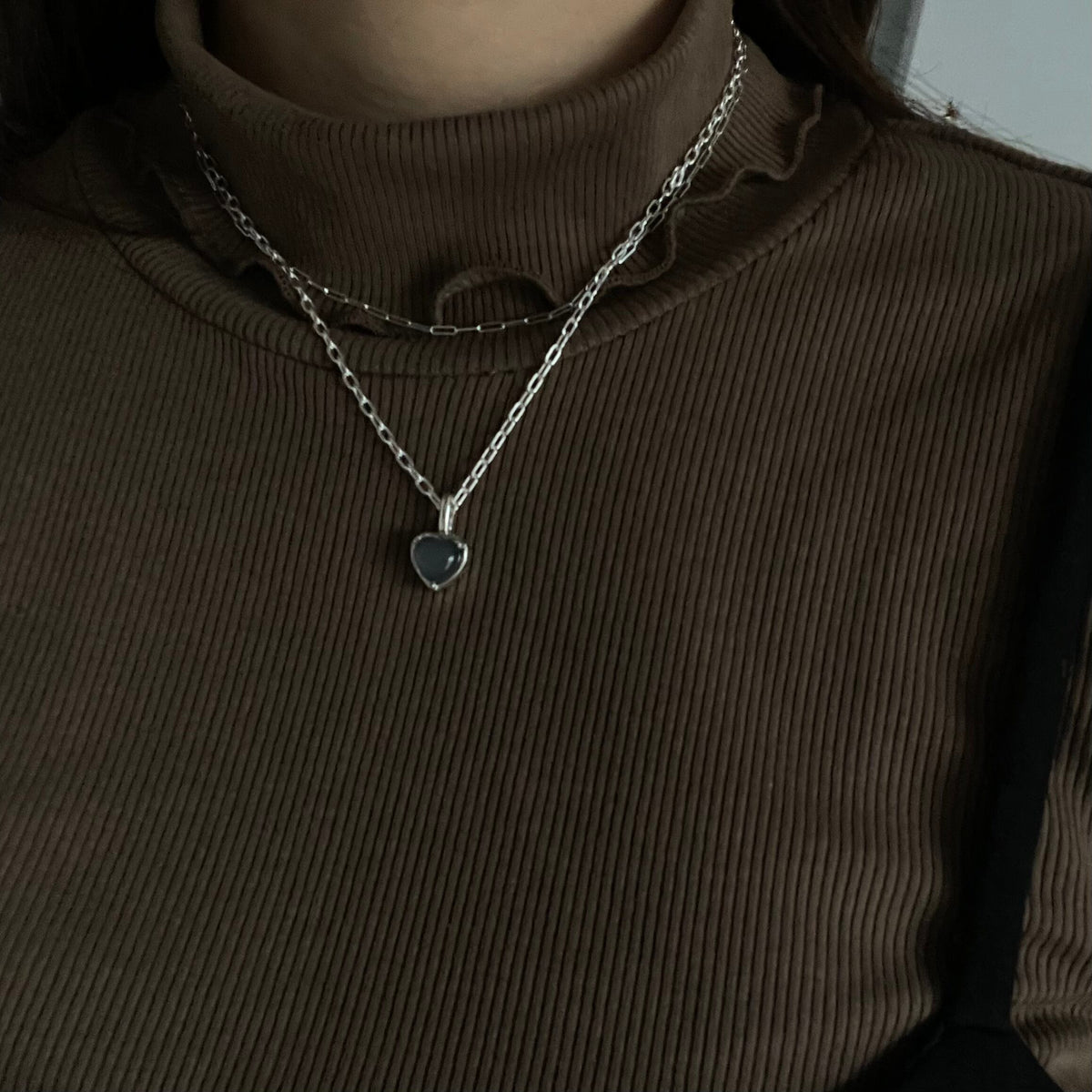 heart S necklace