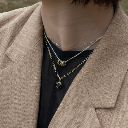 heart S necklace