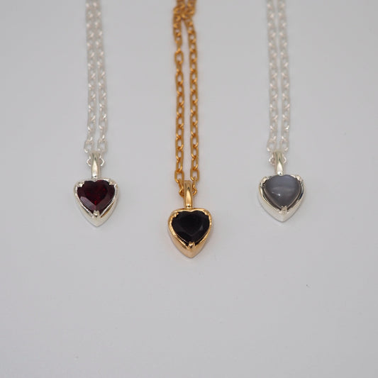 heart S necklace