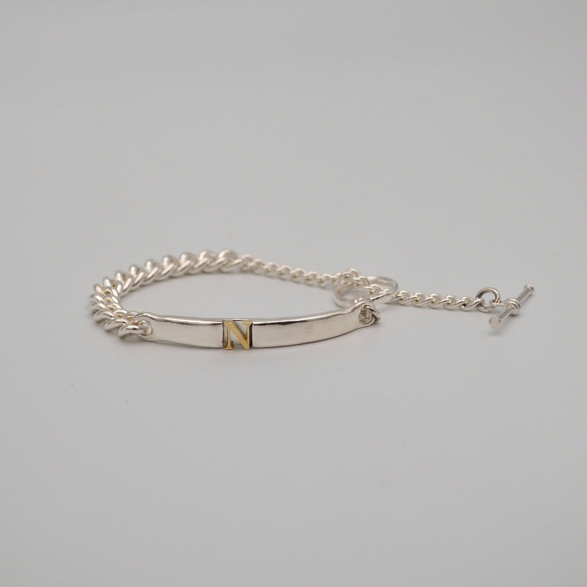 Initial Plain Bracelet