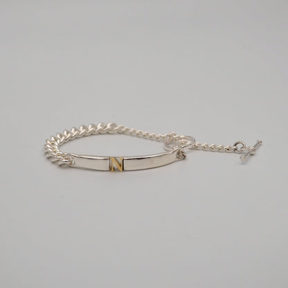 Initial Plain Bracelet