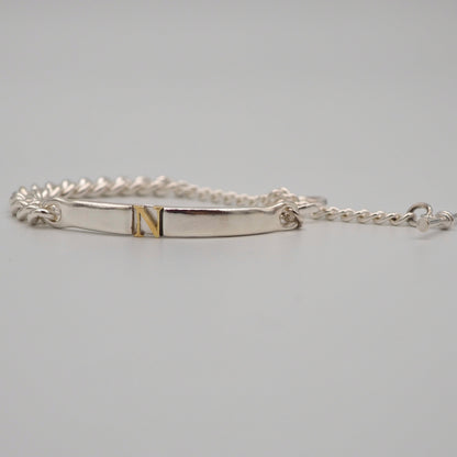 Initial Plain Bracelet