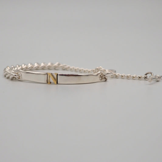 Initial Plain Bracelet