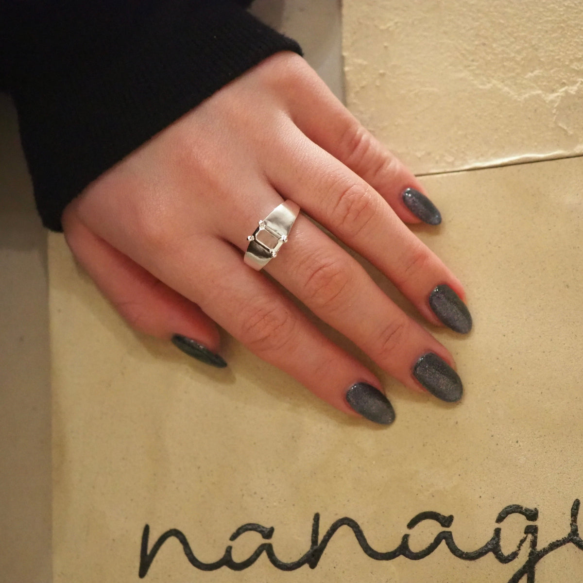 m emerald ring