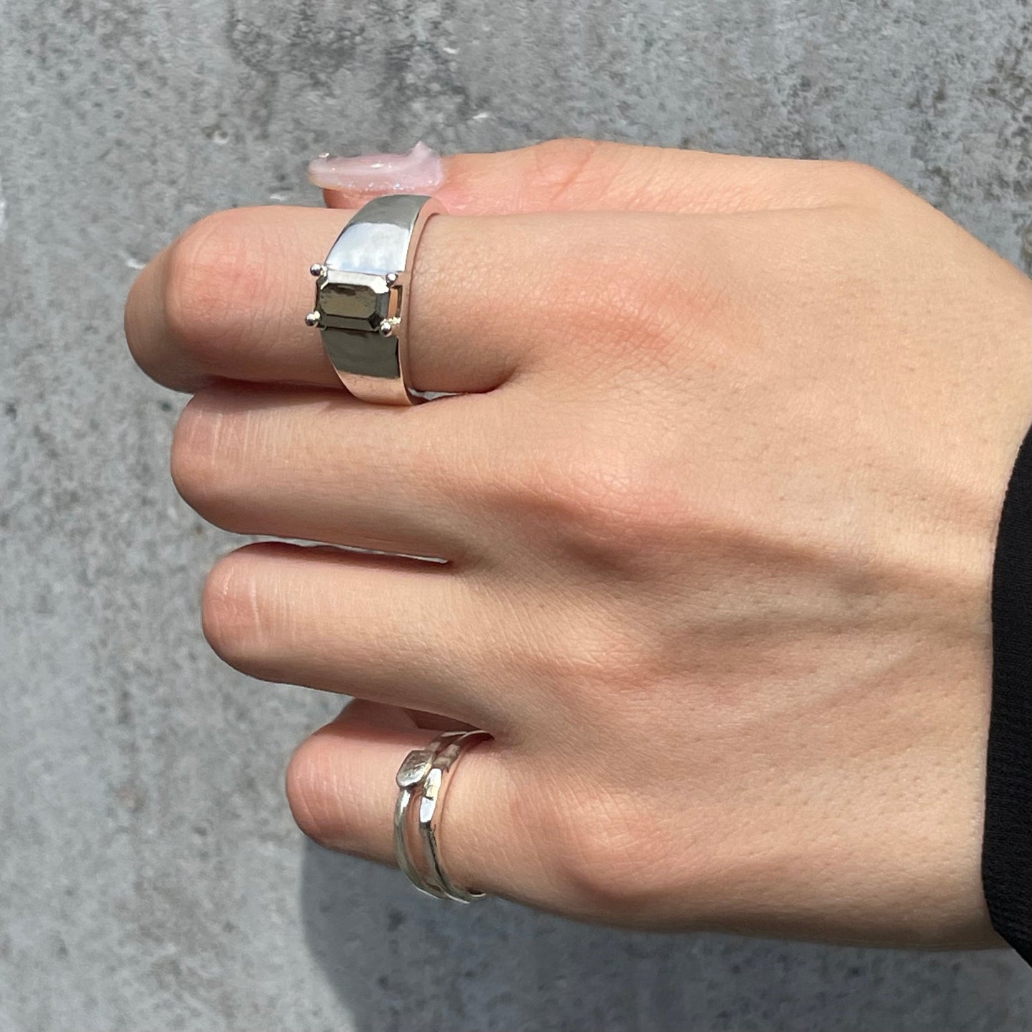 m emerald ring