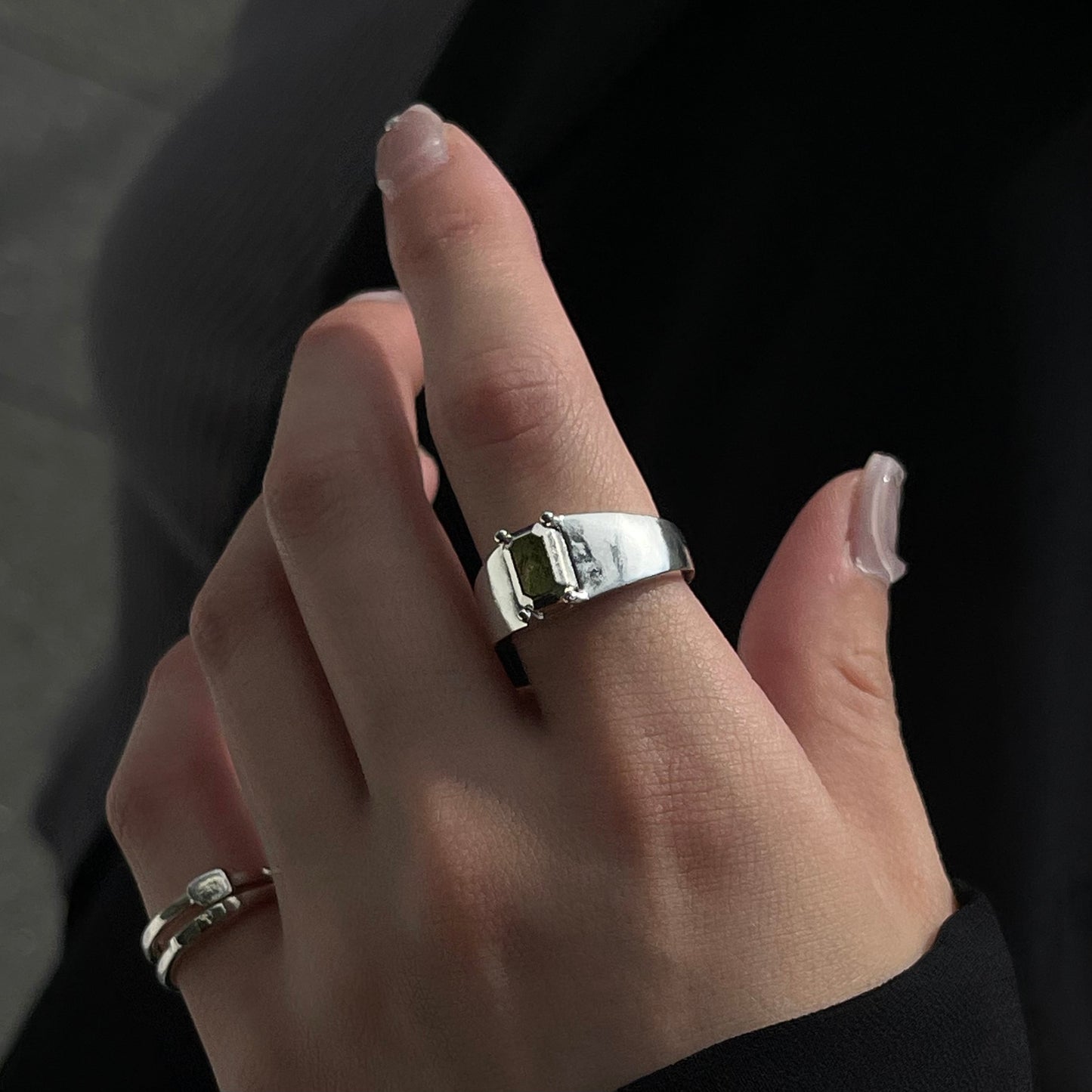 m emerald ring