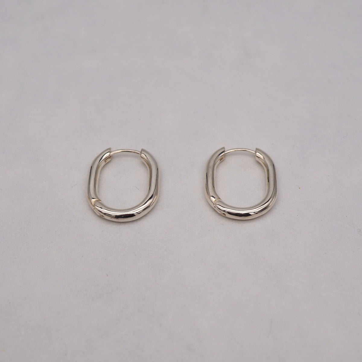 Oval Hoop Earrings