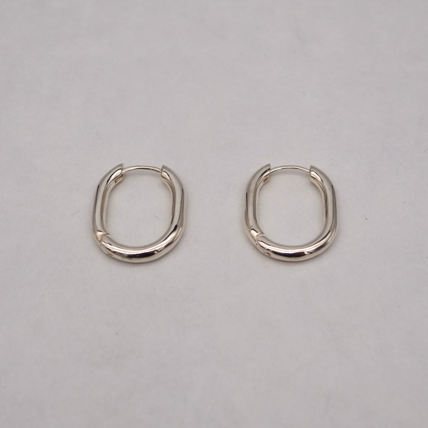 Oval Hoop Earrings