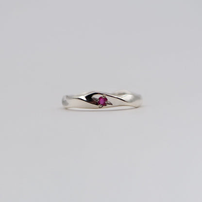SDG ring Ruby (7月誕生石) ¥4400