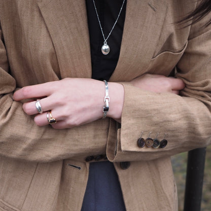 sq emerald bracelet